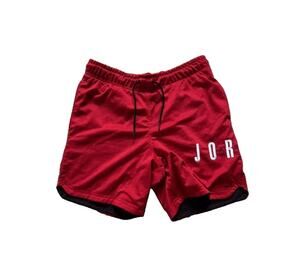 Jordan Jumpman Classics Mesh Basketball Shorts Red Black DV7742-687
